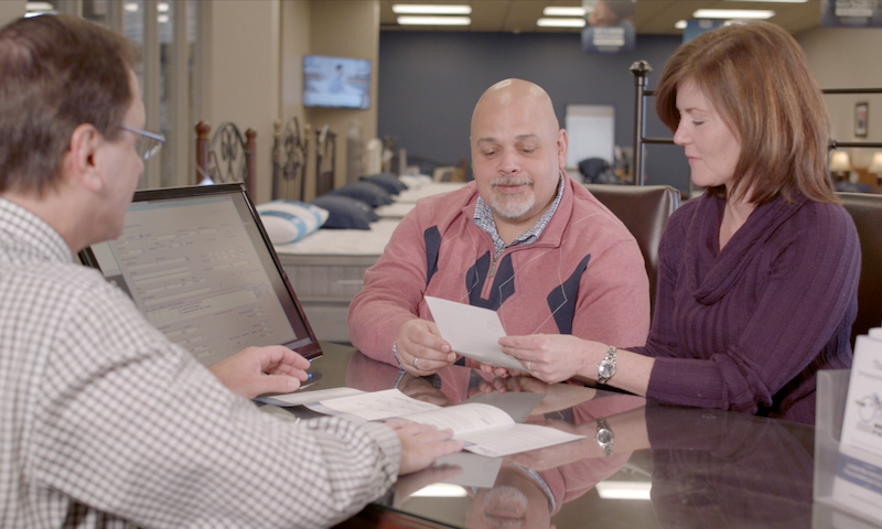 Couple Mattress Shopping