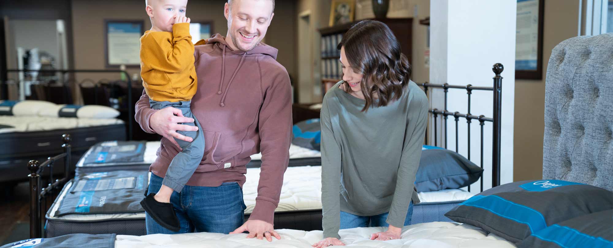 Couple Mattress Shopping